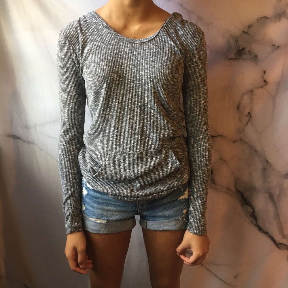 Long Sleeve Tee with Hood